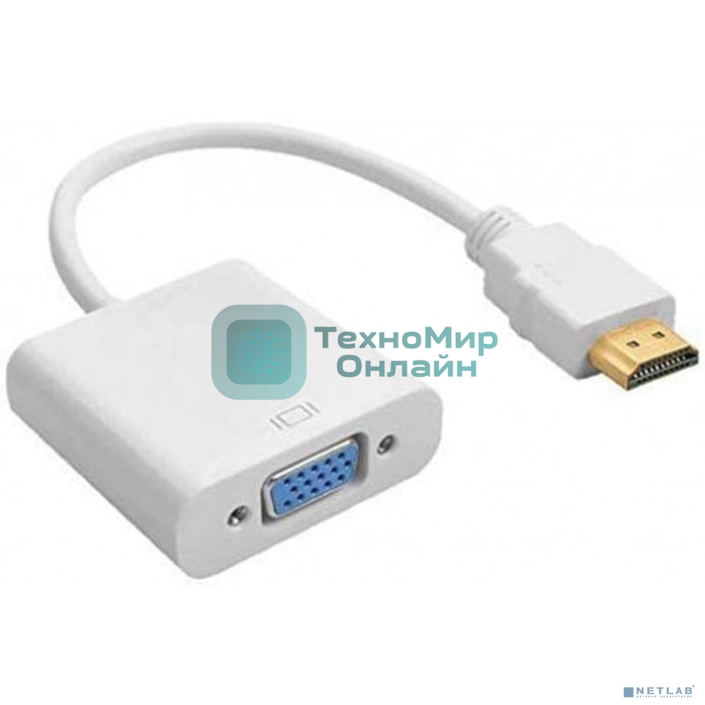 Переходник KS-is KS-315 Адаптер HDMI M в VGA F 