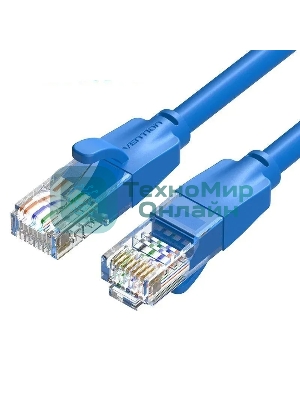 Патч-корд Vention прямой UTP cat.6, RJ45 - 3 м. синий