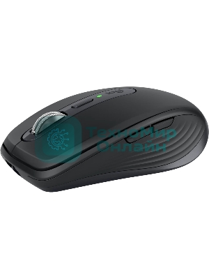 Мышь беспроводная/проводная Logitech MX Anywhere 3S графитовый, 8000 dpi, радиоканал, Bluetooth, USB, кнопки - 6