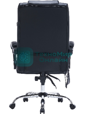 Кресло Cactus CS-CHR-OC02M-BK черный, экокожа