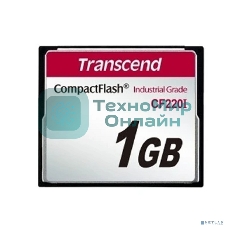 Промышленная карта памяти Transcend CompactFlash 1GB Transcend 220I, SLC, темп. режим от -40? до +85?