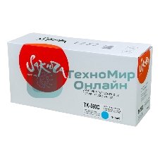 Картридж Sakura TK590C для Kyocera Mita FS-C2026/C2126MFP, синий, 5000 к.