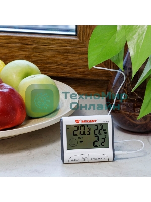 Метеостанции Rexant Термогигрометр комнатно-уличный