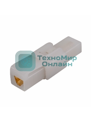 Клемма плоская Rexant гнездо 6.3 мм 1-1.5 мм² (РП-м 1.5-(6.3)) + колодка