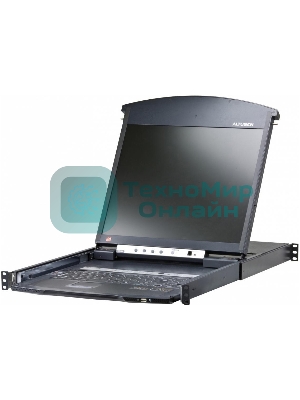 Переключатель консоли электронный, 16 портов PS/2, ж/к экран 17