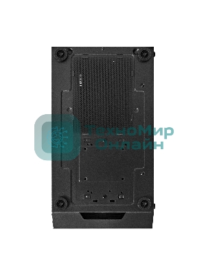 Компьютерный корпус Miditower ExeGate EVO-5001A-500NPX (ATX, БП 500NPX с вент. 12 см, 2хUSB+1хUSB 3.0+HD Audio, черный, 3 вент.12см с RGb подсветкой, боковая панель - закаленное стекло)