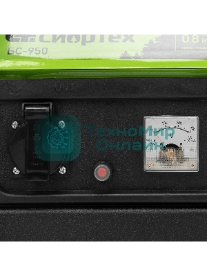 Электрогенератор бензиновый Сибртех БС-950, 0.8 кВт, 65 дБ, 15.5 кг