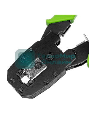 Клещи для обжима телефонных и компьютерных клемм Сибртех 4P, 6P, 8P, функция обрезания проводов