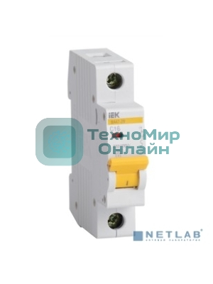 Выключатель автоматический IEK MVA20-1-001-BВА47-29 1Р1А 4,5кА х-ка В IEK