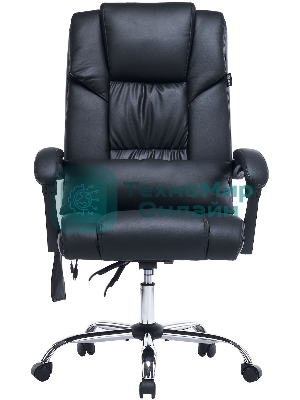 Кресло Cactus CS-CHR-OC02M-BK черный, экокожа