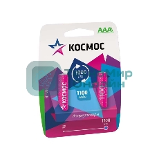 Аккумулятор Космос KOCR03NIMH(1100MAH)R03 NiMn 1100мА·ч (блист.2шт.) Цена за 1шт
