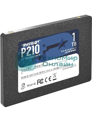 Накопитель SSD Patriot P210, 1Tb, SATA III, 2.5