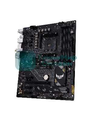 Материнская плата ASUS TUF GAMING B550-PLUS WIFI II, AM4, AMD B550, 4xDDR4, 6xSATA, 2xM.2, 1xPCI-E 3.0 x16, 1xPCI-E 4.0 x16, 3xPCI-E x1, 1xDP, 1xHDMI, 1x 2.5Gb LAN, 2xUSB-A 3.2 Gen 1, 1xUSB-A 3.2 Gen 2, 1xUSB-C 3.2 Gen 2, 3x3.5 мм, 7.1, ATX