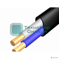 Кабель силовой медный Rexant ВВГ-Пнг(А) 2x1,5 мм², 50 м, ГОСТ 31996-2012, ТУ 16-705.499-2010