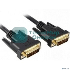 Кабель DVI dual link 1.8м ExeGate, позолоченные контакты