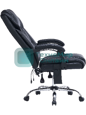 Кресло Cactus CS-CHR-OC02M-BK черный, экокожа