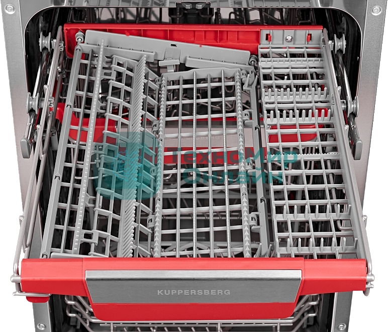 Встраиваемая посудомоечная машина Kuppersberg GLM 4575, серебристый, 44.8 см, 11 компл., 44 дБ, класс A++