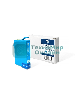 Картридж струйный NVPrint T1282 (NV-C13T12824011) Cyan для Epson Stylus SX125/S22/BX305F/SX420W (13 мл) совместимый