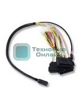 Кабель ACD, INT, SFF8643-to-4xSFF8482+SB (MiniSAS HD-to-SAS internal cable) 100 см