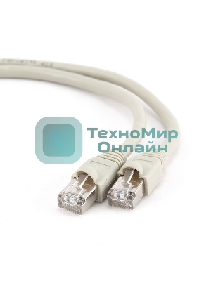 Патч-корд FTP Cablexpert cat.6, 0.5м, литой, многожильный серый