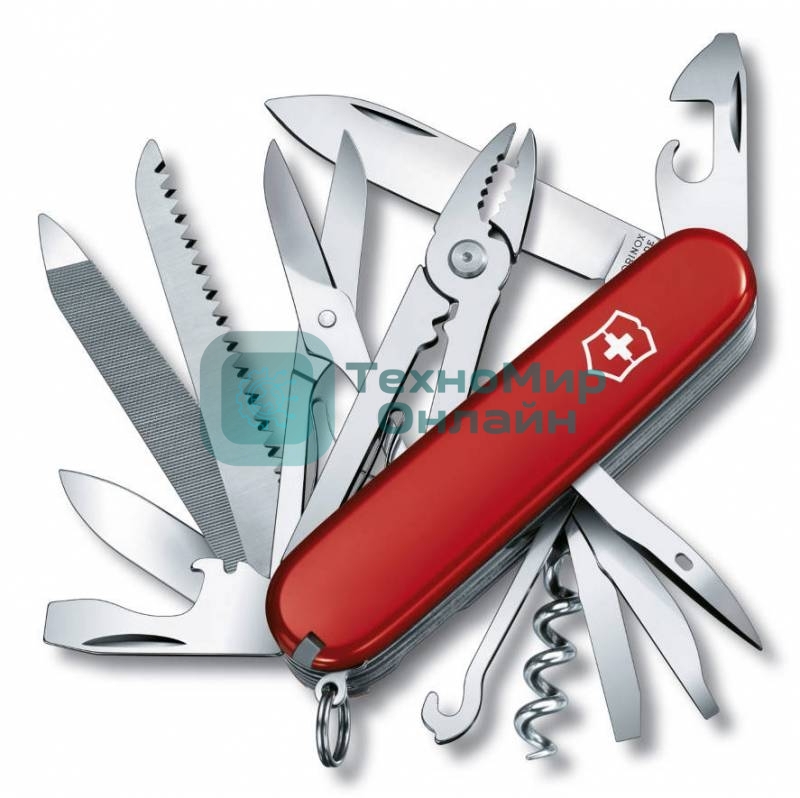 Нож перочинный Victorinox Handyman (1.3773) 91мм 24функций красный карт.коробка