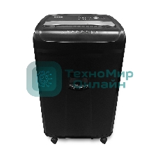 Шредер ГЕЛЕОС УО36-4 (DIN P-4) фрагмент 3,9x30мм, 33 листа (70гр./м²), 36 литров, Уничт.скобы,скрепки,пл.карты,CD.