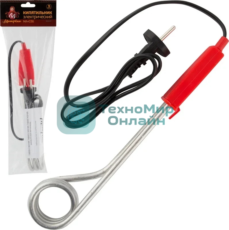 Кипятильник электрический МАТРЕНА МА-036 1,5 кВт (006909)