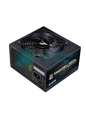 Блок питания Zalman ZM500-TXII V2 retail, 500Вт, 80 PLUS, 120мм, черный