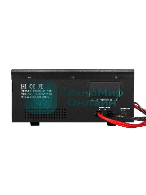 Источник бесперебойного питания (инвертор, синус, для котла, настенный) ExeGate FineSine SX-5000.LCD.AVR.2SH.T 5000VA/3500W, чистая синусоида, цветной LCD-дисплей, AVR, 2*Schuko+клеммы, линейно-интерактивный, внешняя батарея 48В до 200А·ч (поставляется отдельно), крепление настенное, черный