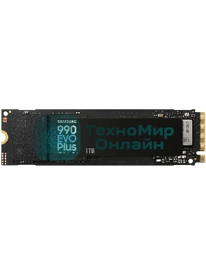 Накопитель SSD Samsung 990 EVO Plus, 1024 Gb, M.2 2280, PCIe 4.0 x4, NVMe, R/W 7150/6300