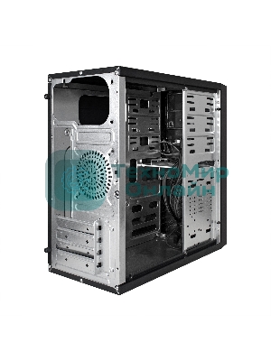 Компьютерный корпус ExeGate EX284032RUS Minitower BA-203U Black, mATX, (без БП), 2хUSB+1хUSB 3.0, Audio