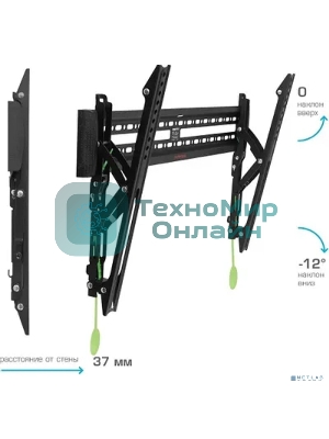 Кронштейн Arm media PLASMA-12 черный Кр. стал. наст. для TV 35