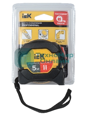 Рулетка измерительная Professional 5м IEK TIR10-3-005