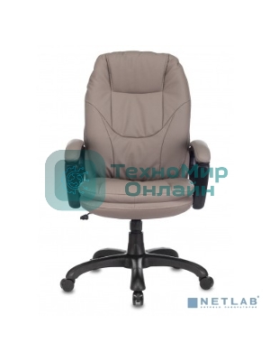 Кресло Бюрократ CH-868N серый, экокожа