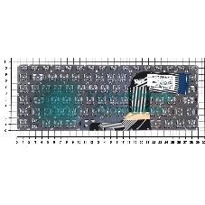 Клавиатура для ноутбука HP Envy 14-u черная с подсветкой