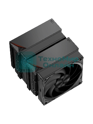 Кулер для процессора PCCooler RZ620 BK (260W, 4-pin PWM, 157.5мм, Al/Cu, 6x6мм, 1x120мм, 86.73CFM, 32dBA, 2200RPM, S: 1851/1700/1200/115X, AM5/AM4, черный)