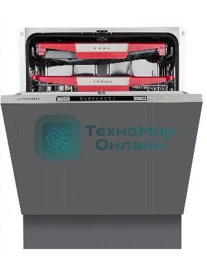 Встраиваемая посудомоечная машина Kuppersberg GLM 6075, серебристый, 59.8 см, 14 компл., 44 дБ, класс A++