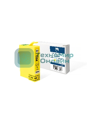Картридж струйный NVPrint T1284 (NV-C13T12844011) Yellow для Epson Stylus SX125/S22/BX305F/SX420W (13 мл) совместимый