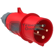 Вилка переносная IEK PSN02-016-4 ССИ-014 16А-6ч/380-415В 3Р + РЕ IP44 MAGNUM IEK