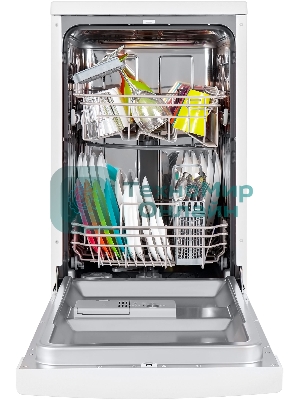 Посудомоечная машина Maunfeld MWF08B, белый, 44.8 см, 9 компл., 49 дБ, класс A++