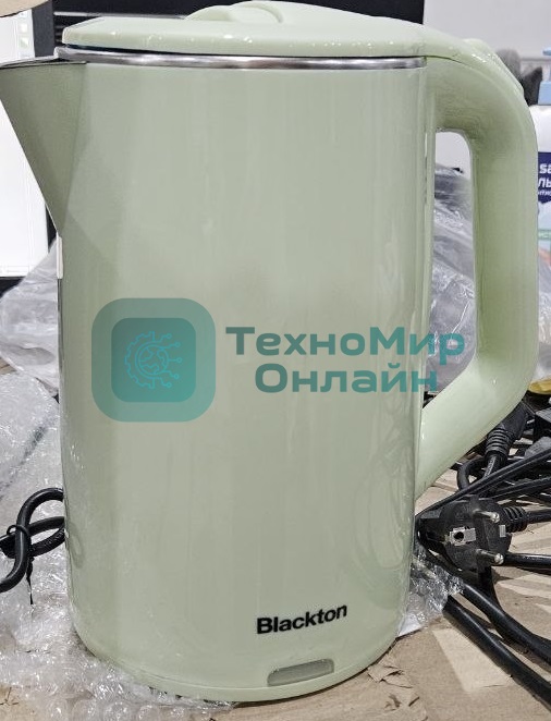 (Поврежденная упаковка) Чайник электрический Blackton Bt KT1710P зеленый, 1500 Вт, 1.8 л