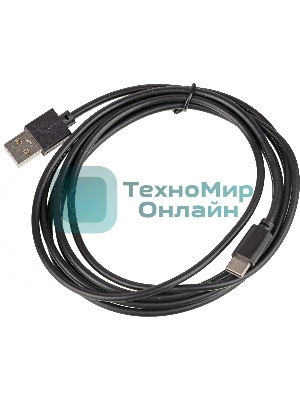 Кабель USB (m)-USB Type-C (m) 2м черный