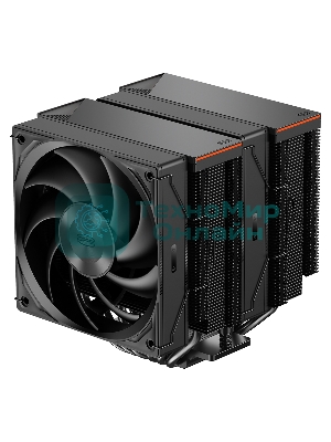 Кулер для процессора PCCooler RZ620 BK (260W, 4-pin PWM, 157.5мм, Al/Cu, 6x6мм, 1x120мм, 86.73CFM, 32dBA, 2200RPM, S: 1851/1700/1200/115X, AM5/AM4, черный)