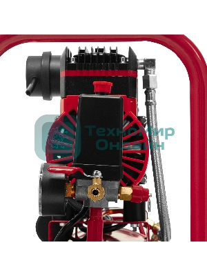 Компрессор безмасляный малошумный SPC 1500/24, 1500 Вт, ресивер 24 л, 260 л/мин MTX