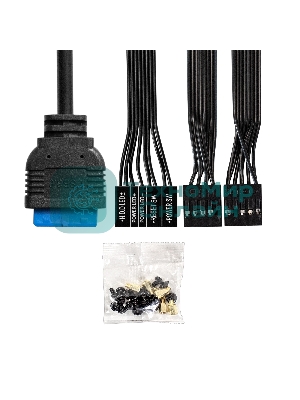 Компьютерный корпус Minitower ExeGate BAA-303MU-UNS350 (mATX, БП UNS350 с вент. 12см, 2*USB+1*USB 3.0, HD Audio, черный)