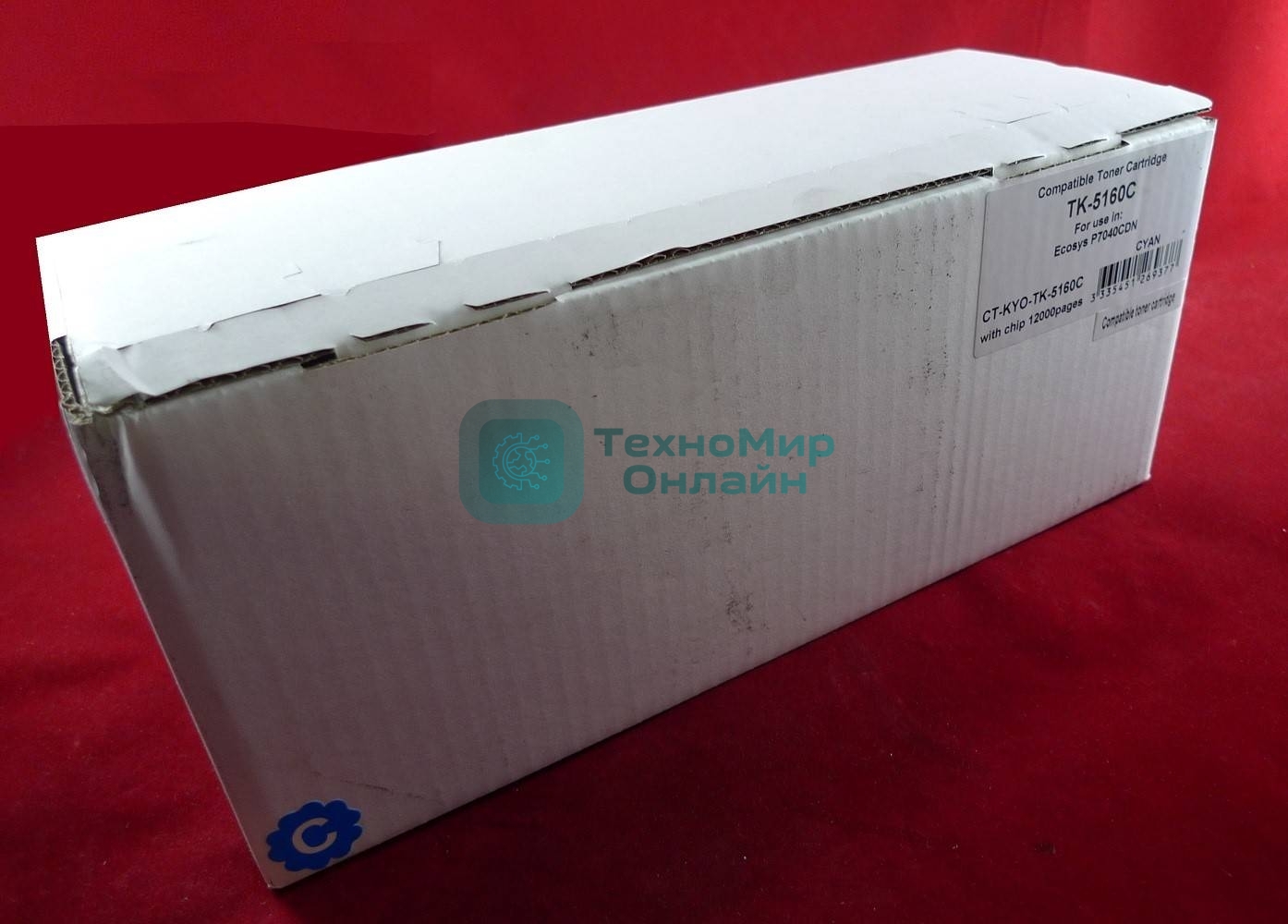 Картридж лазерный для Kyocera-Mita Ecosys P7040CDN голубой TK-5160C 12K JPN