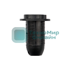 Патрон Rexant пластиковый термостойкий подвесной с кольцом Е14, черный