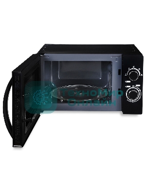 Микроволновая печь Hyundai HYM-M2063 черный, 20 л, 700 Вт, переключатели - поворотный механизм