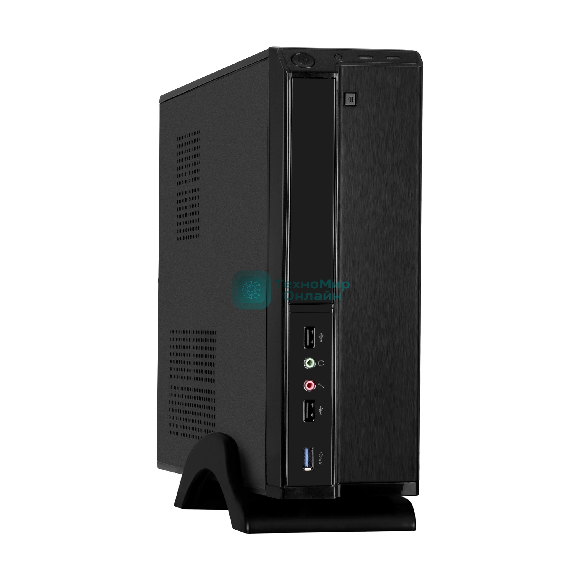 Компьютерный корпус Desktop ExeGate MI-207U-450W-8 EX288783RUS(miniITX/mATX, БП M450 с вент. 8см, 1*USB+1*USB 3.0, аудио, черный)
