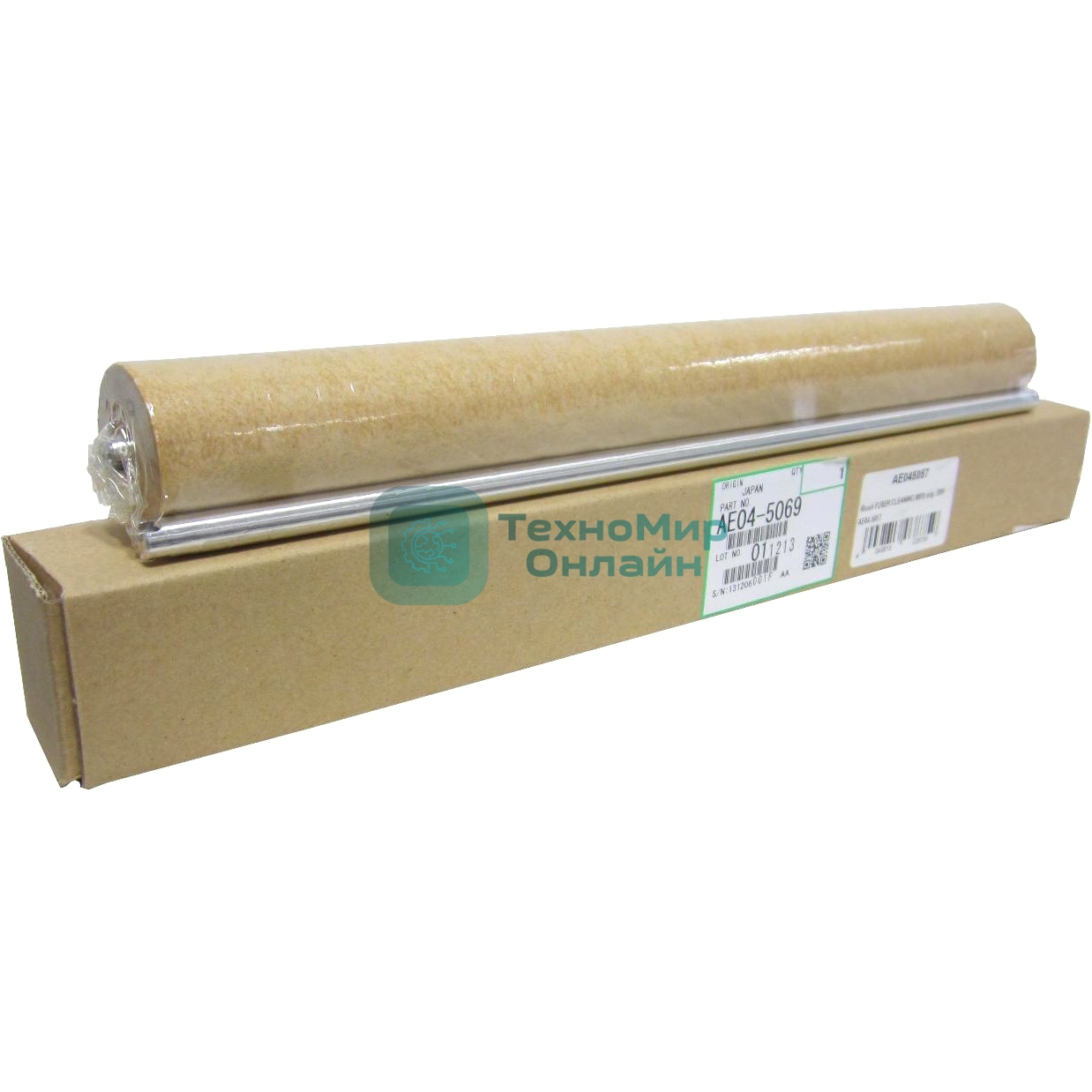 Вал с чистящим полотенцем Ricoh, 32м, в сборе (AE045069)